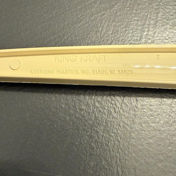 Vintage King Kraft Spoon Plastic ( Tan ) Excellent Condition - Picture 4 of 8